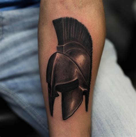 Spartan Warrior Helmet Tattoo - Printable Kids Entertainment