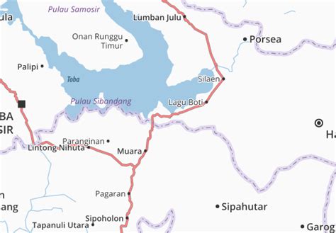 MICHELIN Toba Samosir map - ViaMichelin