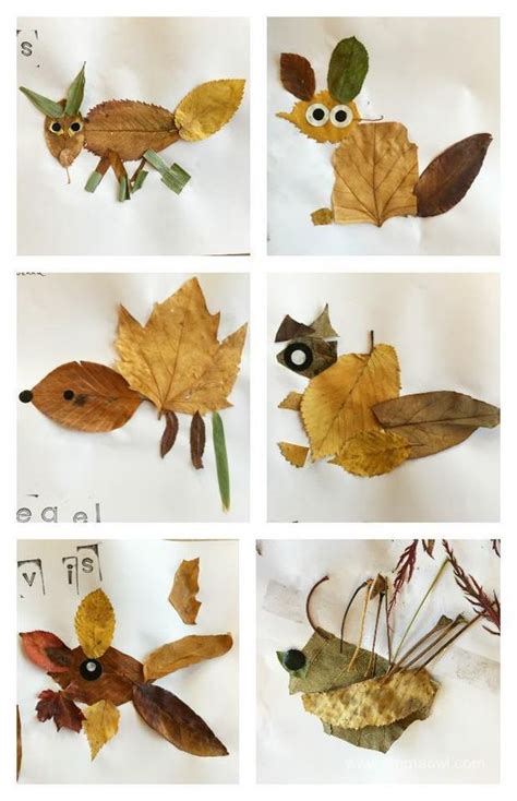 How to Use Fall Leaves in a Leaf Craft - The Idea Room