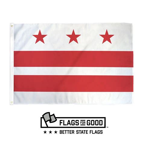 Washington DC Flag - Better State Flags – Flags For Good