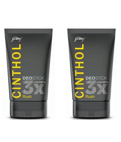 Cinthol Men's Deo Stick - Rush 40gm (Pack of 2): Buy Online at Best ...