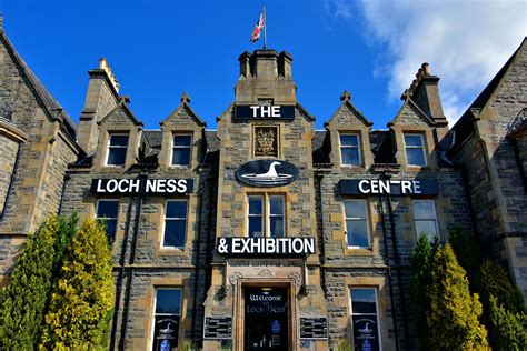 Exhibition Centre at Loch Ness in Scottish Highlands, Scotland ...