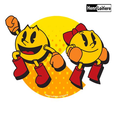 Pacman And Ms.Pacman by Mariohenri on DeviantArt