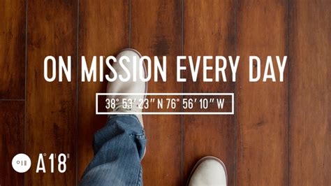 A18: On Mission Every Day – Church Sermon Series Ideas