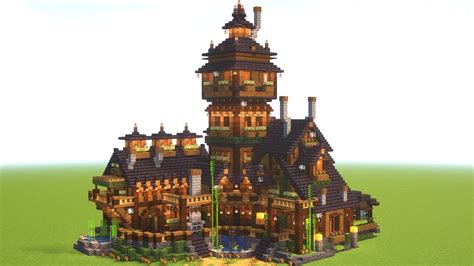 Minecraft | How to build a HAUNTED MANSION! (FANTASY HALLOWEEN HOUSE ...