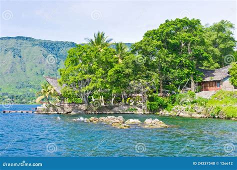 Samosir Island In Lake Toba, Sumatra Royalty Free Stock Photos - Image ...