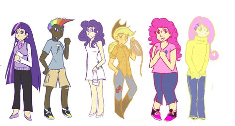 Human Ponies by JessicaBlood on DeviantArt