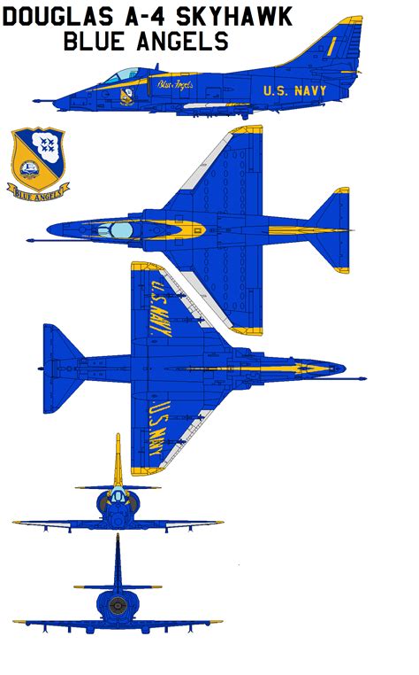 Blue Angels A-4F Skyhawk by bagera3005 on DeviantArt