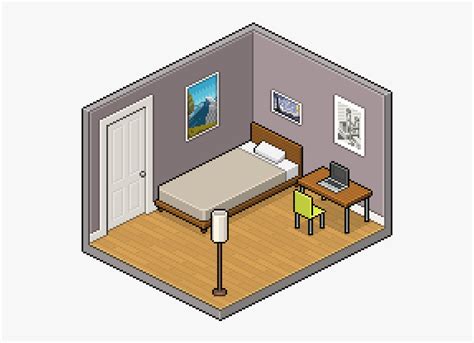 Transparent Empty Room Clipart - Isometric Drawing Interior Design, HD ...