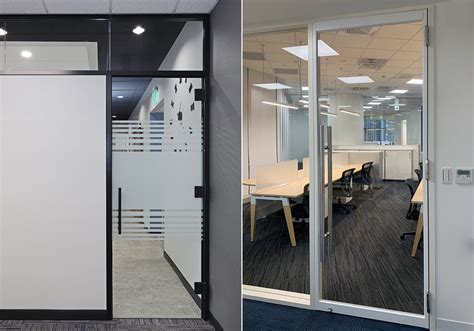 Improving Frameless Glass Interior Doorways in Modern offices