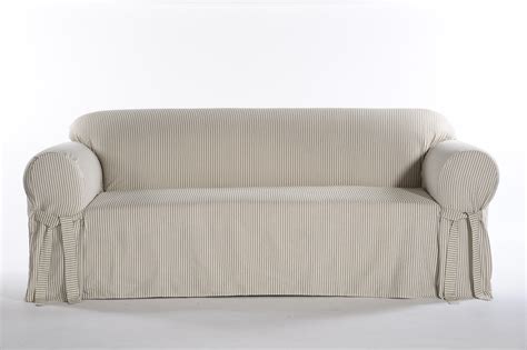 Classic Slipcover Twill one piece sofa slipcover - Walmart.com