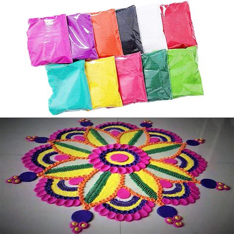 44 Gram Each Pack Design Creativity Diwali Floor Rangoli Art Diwali ...