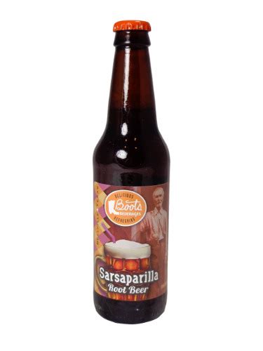 FRESH 12oz Boots Sarsaparilla Root Beer - Soda Emporium