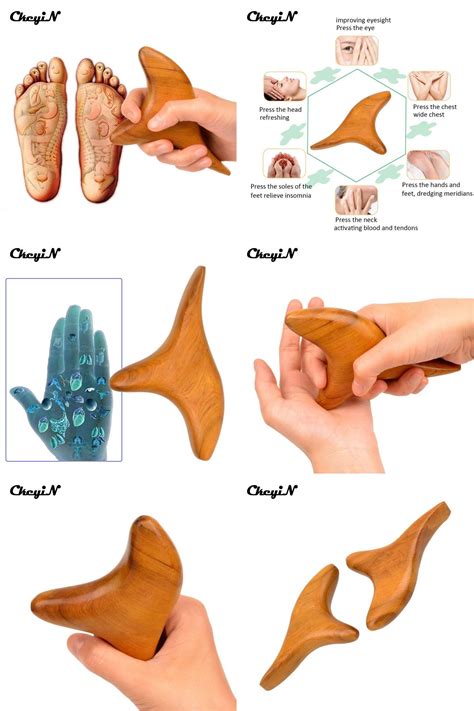 [Visit to Buy] CkeyiN New Wooden Triangle Foot Body Massage Tool ...