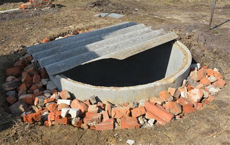 Concrete Septic Tank Risers Under Construction Concrete Risers Are More ...