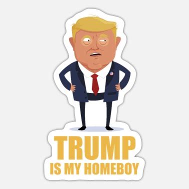 Donald Trump Stickers | Unique Designs | Spreadshirt