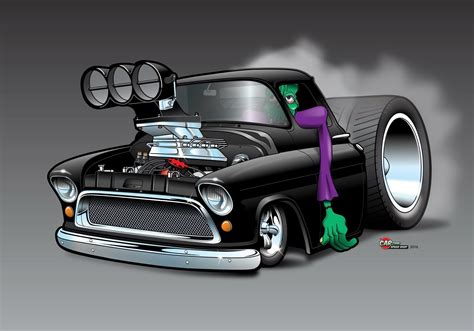 Pin by David MARE on muscle cars | Art cars, Truck art, Cool car drawings