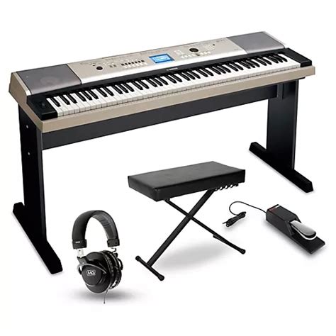 Yamaha YPG-535 88-Key Portable Grand Piano Packages Home Package ...