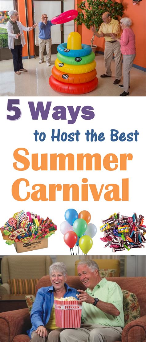 5 Ways to Host the Best Summer Carnival for Senior Residents - S&S Blog ...