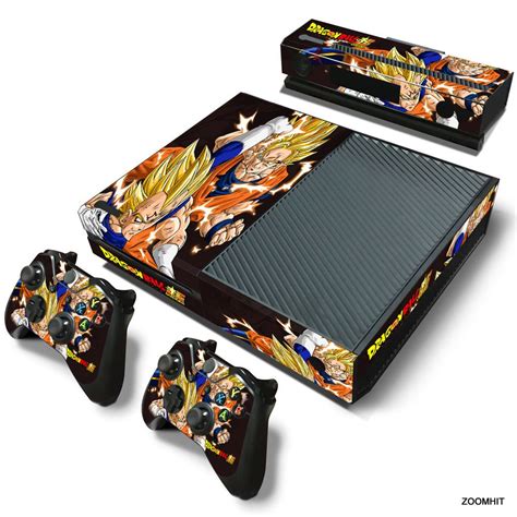 Xbox One Console Skin Decal Sticker Dragon Ball Z + 2 Controller Skins ...