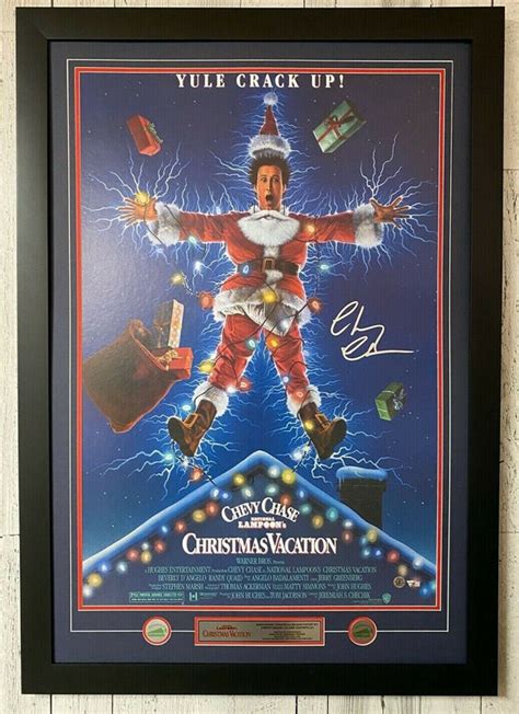 Chevy Chase National Lampoon's Christmas Vacation Autographed 20" X 24 ...