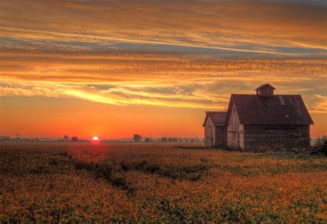 Sunrise on the 2nd Day of Fall at the Barn and Crib | Flickr