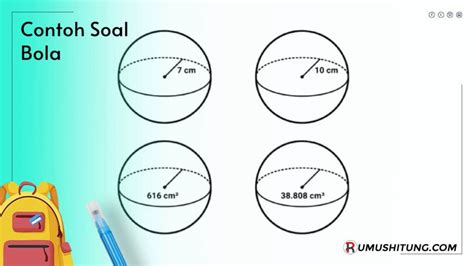 Contoh Soal: Volume dan Luas Permukaan Bola (+Pembahasan) - RumusHitung.Com