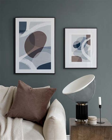 Abstract Blue Shapes No2 Poster | Graphic art prints, Abstract ...