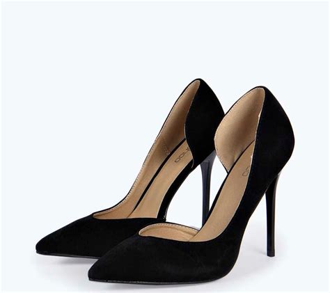 classic black high heels - Boohoo - Pickture