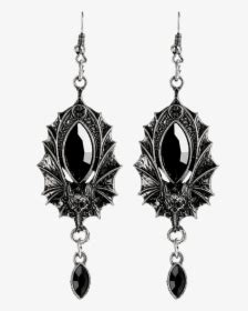 Bat Earrings Silver, HD Png Download , Transparent Png Image - PNGitem