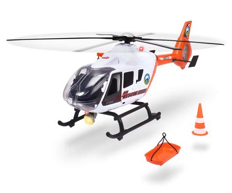 Buy Dickie Toys Light and Sound SOS Rescue Helicopter with Moving Rotor ...