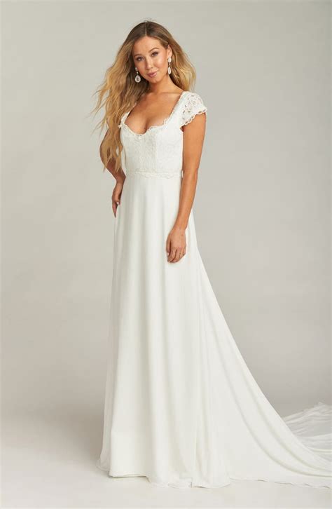 Show Me Your Mumu Chantel Lace Bodice Cap Sleeve Wedding Dress | Nordstrom