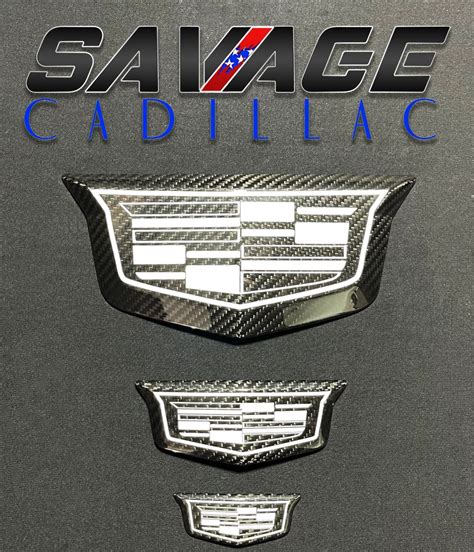 CADILLAC CT5 CT5V AND BLACKWING 2020-2023 REAL CARBON FIBER EMBLEM COVERS