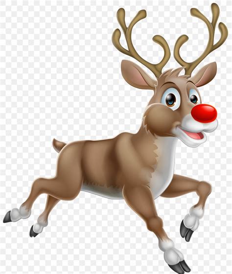 Rudolph Santa Claus's Reindeer Santa Claus's Reindeer, PNG, 4273x5054px ...