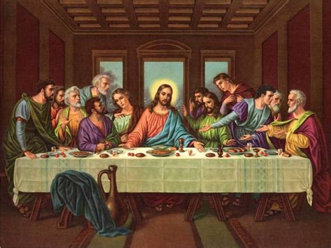 Leonardo da Vinci picture of the last supper II Painting ...