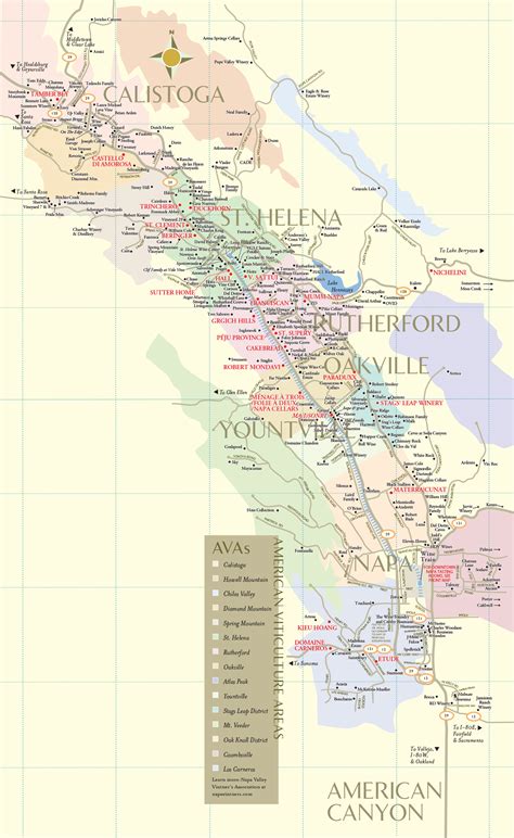 Napa Valley Winery Map | Plan Your Visit to Our Wineries