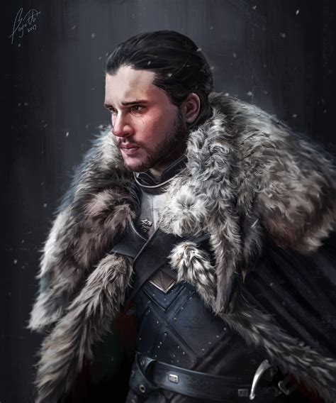 Game of Thrones fanart Jon Snow, Wenmo Zhang | Jon snow, John snow, Jon ...