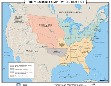 Three Fifths Compromise Map