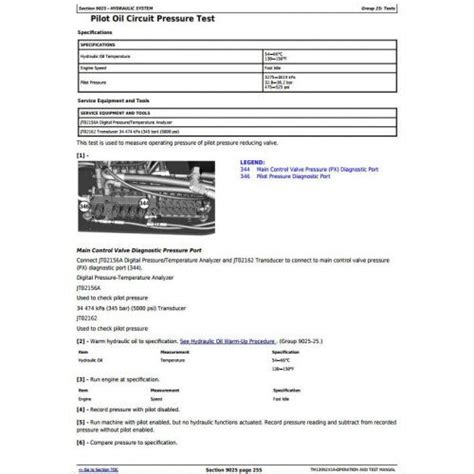 DIAGNOSTIC SERVICE MANUAL - JOHN DEERE 337E LOG LOADER TM13992X19 – The ...