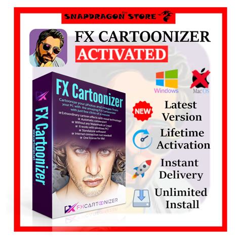 FX Cartoonizer – Cartoon Yourself | Windows Software | Shopee Malaysia