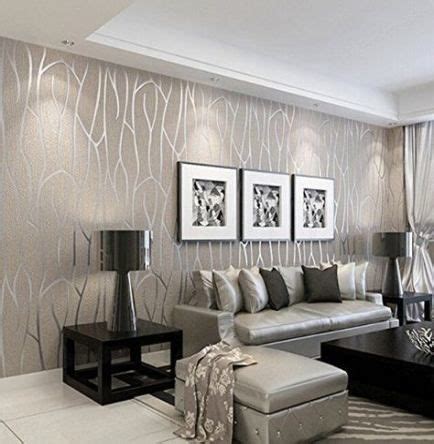 Trendy Wall Paper Modern Livingroom Ideas | Home living room wallpaper ...