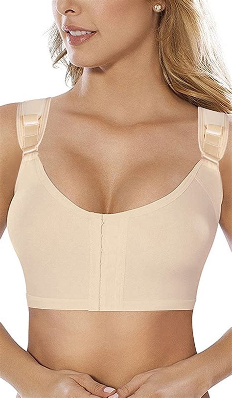 Camellias - Women's Full Coverage Post-Surgical Front Closure Sports ...