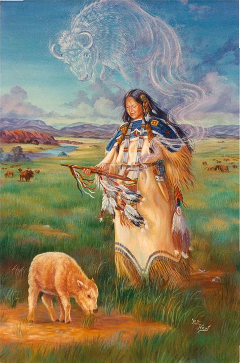 White Buffalo Calf Woman by HarttoHeart Native American Pictures ...