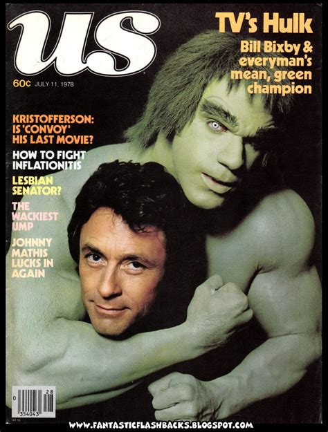 Bill Bixby and Lou Ferrigno of The Incredible Hulk TV series ...