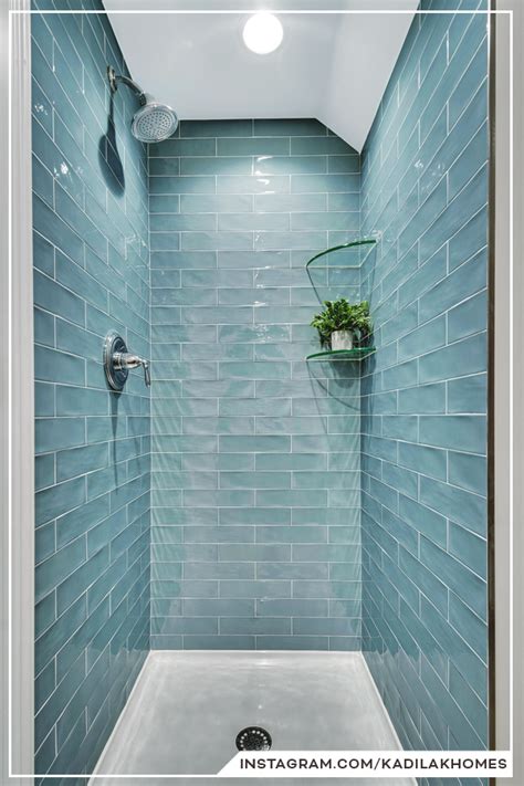 Blue Subway Tile, Master Bathroom Remodel Ideas | Bathroom remodel ...