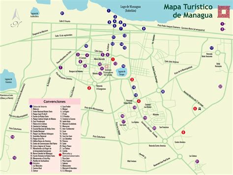 Mapas de Manágua – Nicaragua - MapasBlog