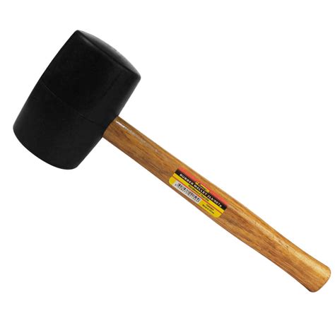 China High Quality 2lb Rubber Mallet with Wooden Handle for ...