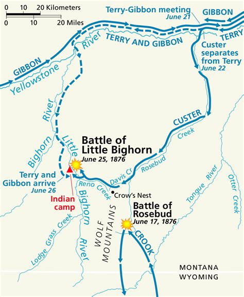 Little Bighorn Maps | NPMaps.com - just free maps, period.