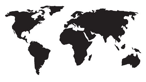 World Map Svg Files World Map Instant Download World Map Clip - Etsy Norway