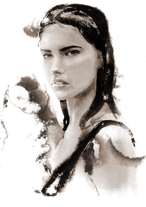 Ink portraits on Behance